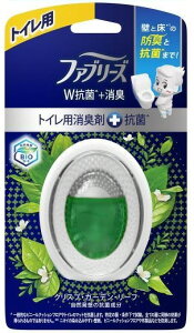 【清掃用品】P&G ファブリーズW抗菌+消臭 トイレ用消臭剤+抗菌クリスプ・ガーデン・リーフ 6.3ml【590】