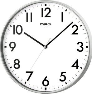 【箱汚れ強】【見切り品】【掛け時計】MAG(マグ)ノア精密 レオン W-802 SM-Z【542】