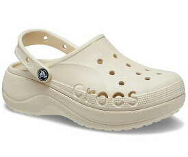 【送料込み（一部地域除く）】【レディースカジュアルサンダル】crocs（クロックス）バヤ プラットフォーム クロッグ208186-11S WINTER WHITE【470】