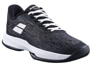 【送料込み(一部地域除く)】【テニスシューズ】BabolaT(バボラ)ジェット テレ 2 サンドグラス M砂入り人工芝コート対応 3A0S25A687-BKWH【750】