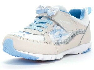 【送料込み(一部地域除く)】【キッズシューズ】MOONSTAR(ムーンスター)LUVRUSH(ラブラッシュ)コケットコア ジュニアスニーカー(ガールズ)LV 1233 BEIGE【470/M-248】