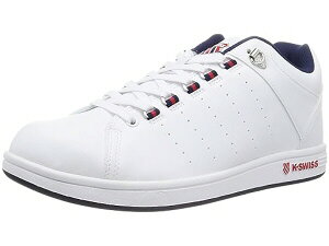 �y�������݁i�ꕔ�n�揜���j�z�y�����Y�J�W���A���V���[�Y�zK-SWISS�i�P�[�X�C�X�jKS100 �~�h���J�b�g�X�j�[�J�[36101570 WHITE/NAVY/RED�y470/K-40�z