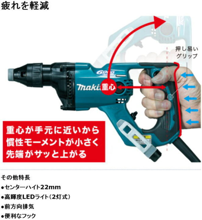 楽天市場】【送料込み】ボード用スクリュードライバ マキタ FS6100  