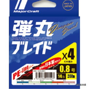 �y�ނ�z�yMajor Craft�z�e�ۃu���C�h ×4 �}���`5�F 200m DB4-200MC�y510�z