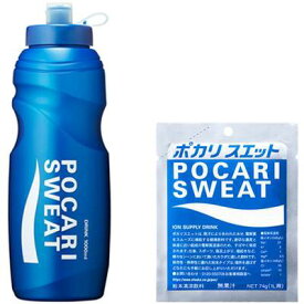 【スポーツ飲料アクセサリー】大塚製薬 POCARI SWEAT(ポカリスエット)スクイズボトル1L用+ボーナスパック(粉末パウダ−付き)59671【750】