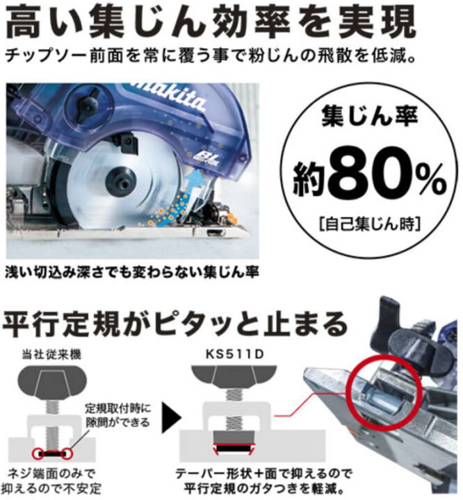 楽天市場】【送料込み】18V 125mm 充電式防じんマルノコ(本体のみ 