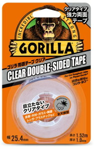 【接着用品】GORILLA(ゴリラ)強力両面テープ クリア E-1780【563】