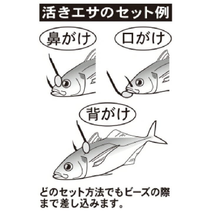 楽天市場 釣り Gamakatsu 海上釣堀 遊動青物泳がせ仕掛 タナとりオモリ仕様 510 ブルーピーター
