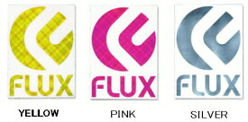 【スノーステッカー】FLUX(フラックス)STICKER(ステッカー)NO.3 サイズ:横23.5cm×縦17cm【750】