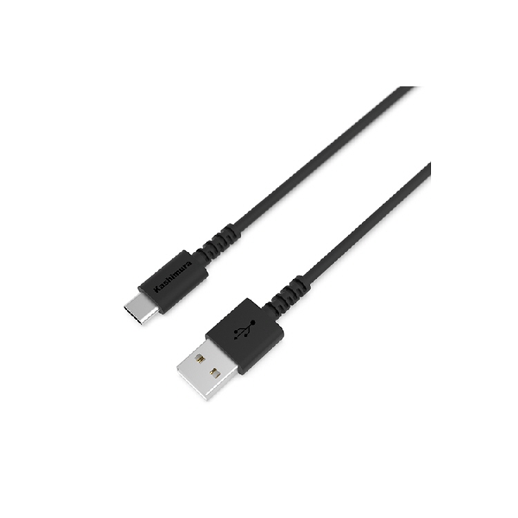 カシムラ 抗菌 高耐久 USB充電＆同期ケーブル 1.2m AJ-631