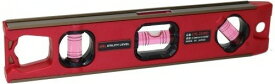 【測定工具】アカツキ製作所ユーティリティレベル(水平器)サイズ230mm 赤 UTL-230RD【451】