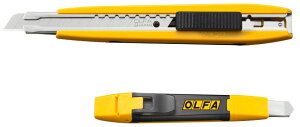OLFA(オルファ)小型カッターナイフ DA-1 オートロック式 刃折器搭載 替刃式 左右両用 208B【456】