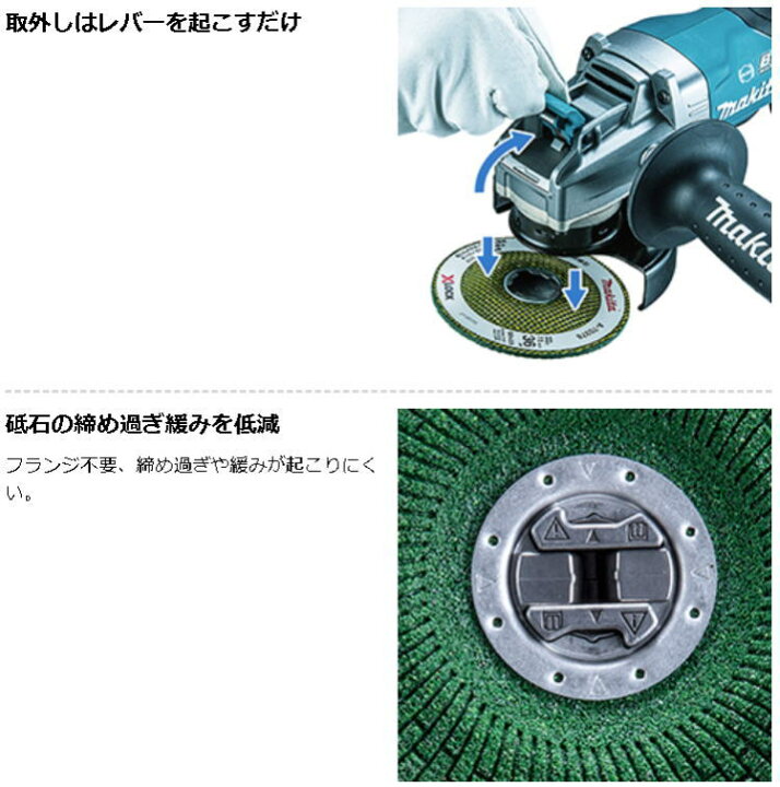 楽天市場】【送料込み】40Vmax 100mm充電式グラインダ(本体のみ 