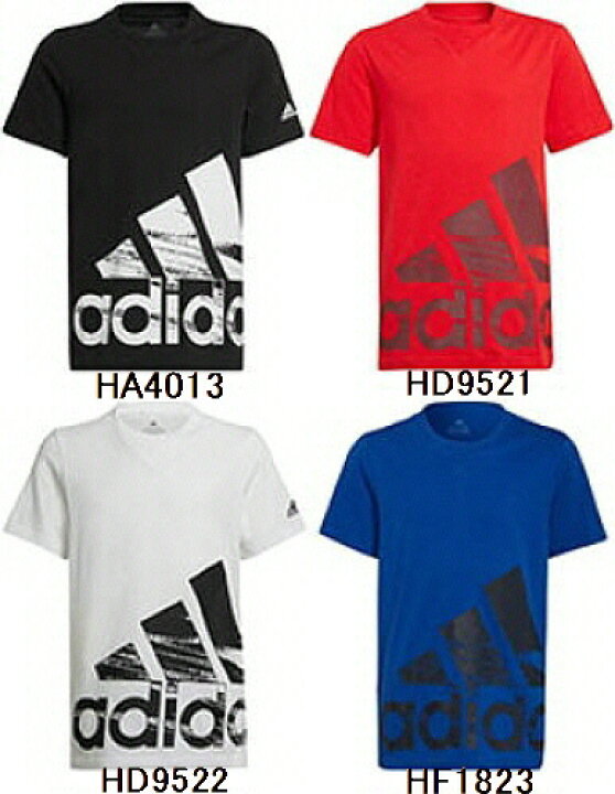 楽天市場 ジュニアトレーニングウエア Adidas アディダス ビッグロゴ 半袖tシャツ Mir91 750 ブルーピーター
