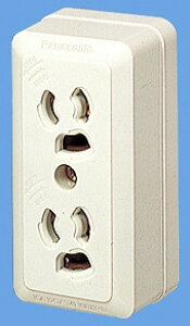 �y�d�ޗp�i�zPanasonic(�p�i�\�j�b�N)�����~�ߐڒn�_�u���R���Z���g ����[�q�t 15A 125V WK3064�y580�z