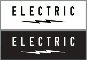 �y�X�m�[�X�e�b�J�[�zELECTRIC(�G���N�g���b�N)UNDERVOLT LOGO STICKER(�X�e�b�J�[)S �T�C�Y:��40mm×�c15mm�y750�z