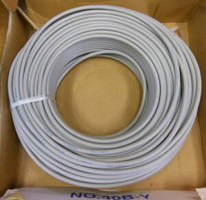 �y��������(�ꕔ�n�揜��)�z�y�d�ޗp�i�z�x�m�d��(�t�W�f���Z��)�q��������M�p �����P�[�u��(�D�F)100m�� S-5C-FB NO.40B-Y�y580�z