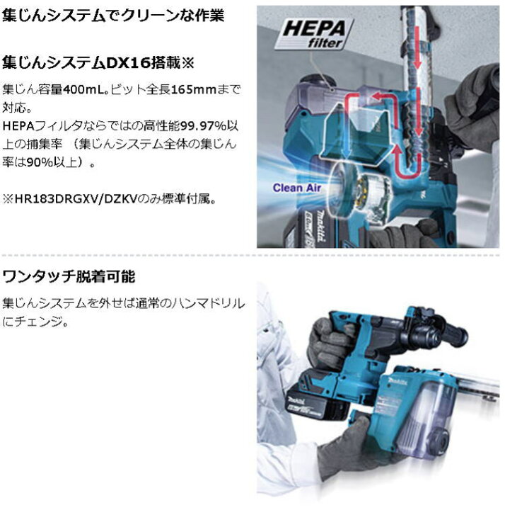 楽天市場】【送料込み】18V 18mm 充電式ハンマドリル(本体・ケースのみ 
