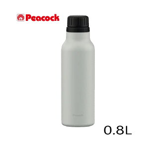 ピーコック魔法瓶工業 炭酸飲料対応ステンレスボトル 0.8L AJH-80 