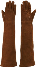 【作業手袋】Simon(シモン)袖の長い革手袋 オイル加工 フリーサイズ CS-920【410】
