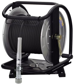 【送料込み】高圧C型エアドラム スーパースムージーホース 内径6mm×30m 回転台付 フジマック マッハ GHD-630TC【460】