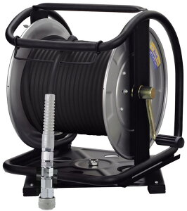 【送料込み】高圧C型エアドラム スーパースムージーホース 内径6mm×30m 回転台付 フジマック マッハ GHD-630TC【460】