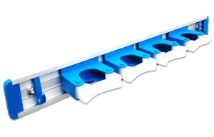 【送料込み(一部地域除く)】【清掃用品】結一産業(ユイサンギョウ)カチッとほうきキャッチャーマグネットタイプ4本用 Y-CH001【525】