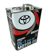 【カー用品/エンジンオイル】TOYOTA(トヨタ純正)　ディーゼルオイル 0W-30(DL-1)4リッター缶　【500】