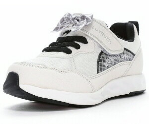 【キッズシューズ】MOONSTAR(ムーンスター)LUVRUSH(ラブラッシュ)ジュニアスニーカー(ガールズ)LV 1206 BEIGE【470】