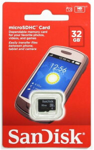 y[J[hzSanDisk(TfBXN)microSDHC 32GB Class4 SDSDQM-032G-B35y545z