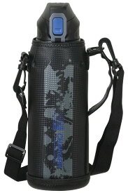 【水筒】パール金属ファストチャージャー ダイレクトボトル1100ml(ブルー×ブラック)ポーチ付 HC-180【590】