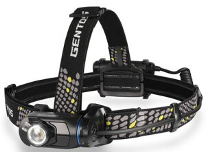 【送料込み(一部地域除く)】【作業灯・ヘッドアクセサリー】GENTOS(ジェントス)530LM GAIN TECHシリーズ LEDヘッドライト乾電池式(単3×3本モデル)GT-702D【458】