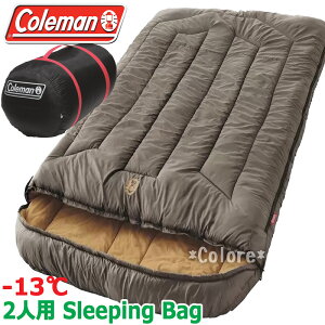 y2lpzColeman Q -13R[} lp ~p nh\ HUDSON 2-PERSON SLEEPING BAG 傫߃Vt lpX[sOobO eqp g[TCY 傫 Ԓ AEghARooRL