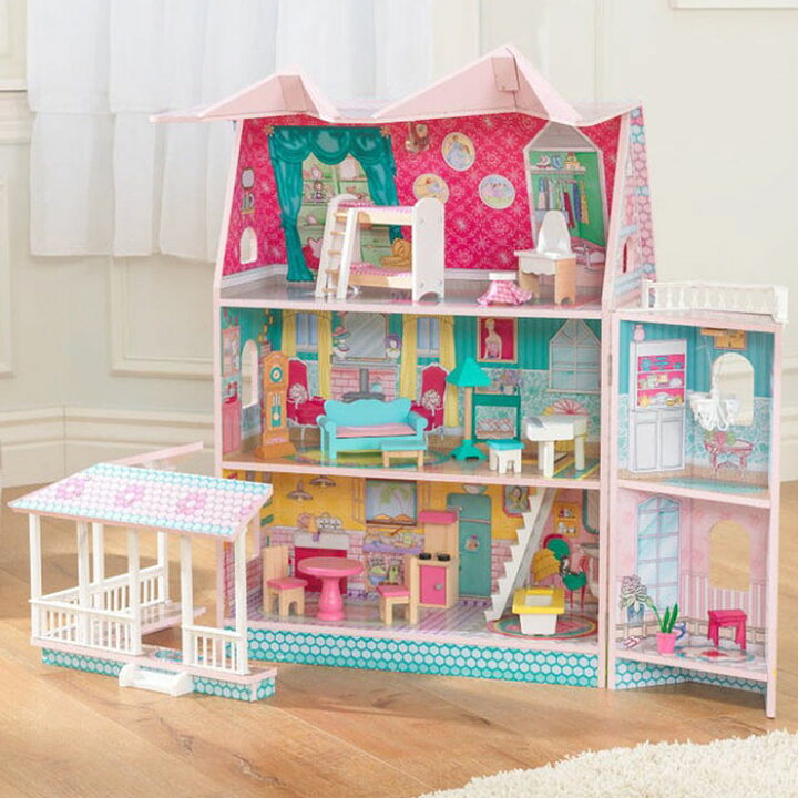 楽天市場】【KidKraft】大型ドールハウス Abbey Manor DOLL HOUSE 