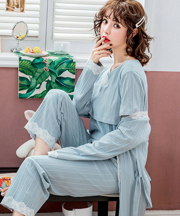 マタニティ パジャマ 妊娠服 マタニティウェア 産前産後対応 七分袖 ルームウエア ウエスト調整付き 入院 半袖 授乳口 可愛い