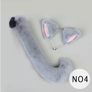 【最大20%OFFクーポン】ハロウィン コスプレ 猫耳カチューシャ 狐耳 カチューシャ しっぽ セット 猫しっぽ 狐の尻尾 獣耳 けもみみ アニマル キャットガール 黒猫 キツネ 大人用 子供用 コス