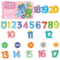 ホワイトボード用磁気数字、数字マグネット大 - 数学掛け算ゲームマグネット - 教育部門 掛け算数字ブロ…