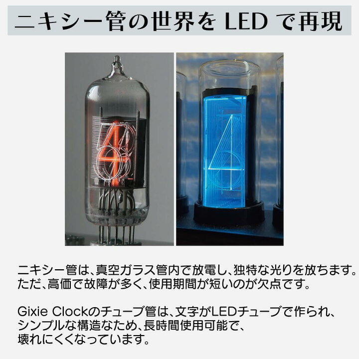 楽天市場】セール【アプリでスマホ操作】 Gixie Clock Wi-Fi ギクシー  
