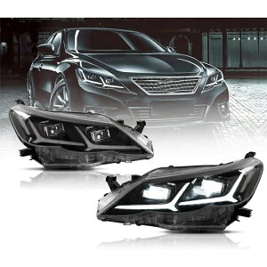g^ }[NX wbhCg 130n O p SLED ECJ[ I[vjOZj[ E2_Zbg Headlights For Toyota Mark x 2009N10`2012N8