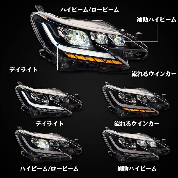 楽天市場】トヨタ マークXヘッドライト GRX130/GRX133/GRX135型 中期 