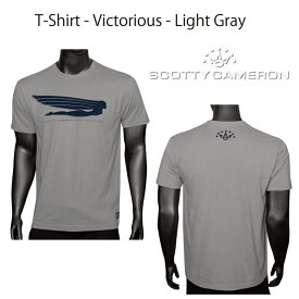 ★スコッティキャメロン★ "T-Shirt - Victorious - Light Gray" Tシャツ シャツ ウェア 【Tokyo 新橋店】