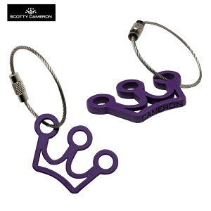 �X�R�b�e�B �L�������� " �L�[�z���_�[ " SCOTTY CAMERON Key Fob - Soft Touch Mini Crown - Purple �yTokyo �V���X�z