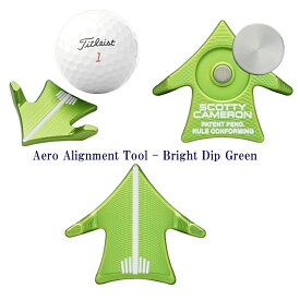 スコッティ キャメロン " ボールマーカー" SCOTTY CAMERON　Aero Alignment Tool - Bright Dip Green 【Tokyo 新橋店】