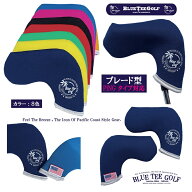 BLUE TEE GOLF California 【カリフォルニアサーフ】ネオプレーン　ブレード型 パターカバー