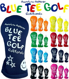 BLUE TEE GOLF California 【ストレッチ スマイル】 ヘッドカバー (STHC-001） DR FW UT用 ブルーティーゴルフ ドライバー フェアウェイ ユーティリティ