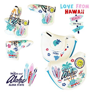 �ŐV���f�� BLUE TEE GOLF California �y���u �t���� �n���C Love From Hawaii�z�p�^�[ �w�b�h�J�o�[�e�� ���u���[�e�B�[�S���t
