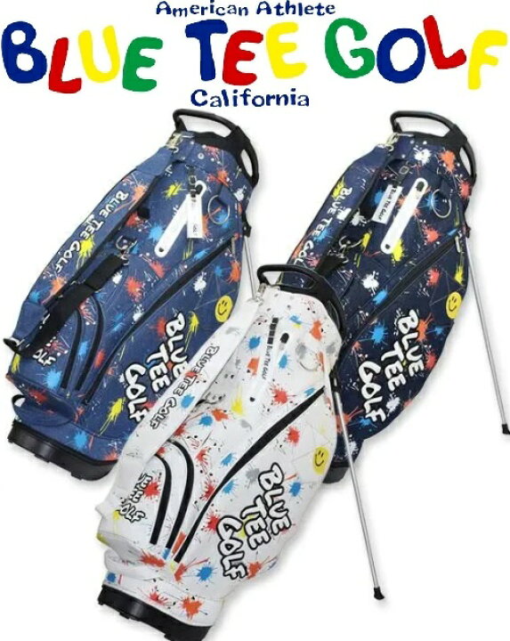 楽天市場】BLUE TEE GOLF California 【デニムペイント スタンドバッグ 