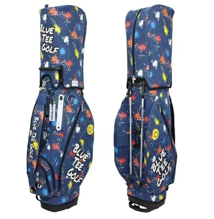 楽天市場】BLUE TEE GOLF California 【デニムペイント スタンドバッグ 