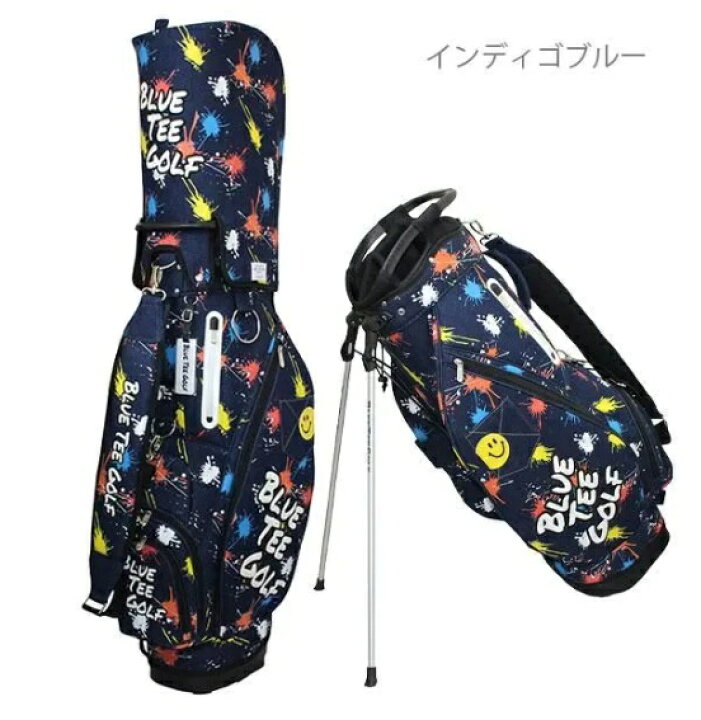 楽天市場】BLUE TEE GOLF California 【デニムペイント スタンドバッグ 
