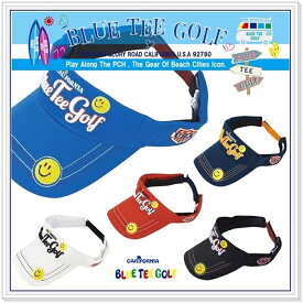 ☆BLUE TEE GOLF California 【モデル：スマイル】 ブルーティーゴルフ　スタンダード　コットン バイザー 【Tokyo 新橋】